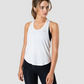 ICANIWILL Everyday Racerback Tank Top, White