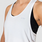 ICANIWILL Everyday Racerback Tank Top, White