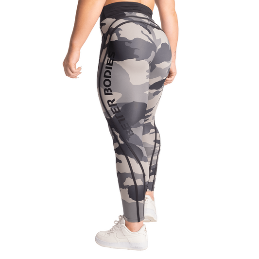 Better Bodies Camo High Tights, Tactical Camo Size S