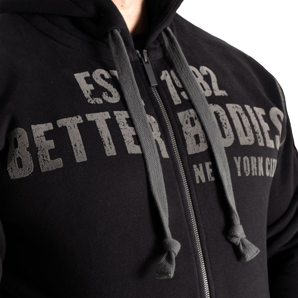 Better Bodies UNISEX Graphic hoodie, Black