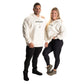 Better Bodies Logo Hoodie V2 Off White UNISEX
