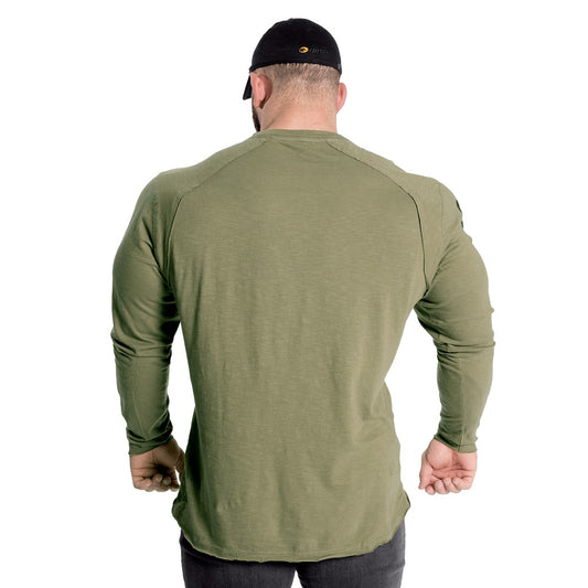 GASP Throwback Long Sleeve Tee Washed Green