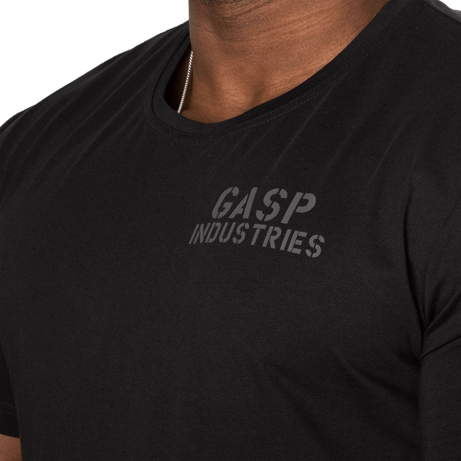 GASP 89 Classic Tapered Tee Black