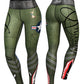 Anarchy Apparel Bomber Compression Leggings SIZE S