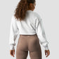 ICANIWILL Nimble Cropped Crewneck White